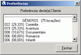 Prefer�ncias do Cliente